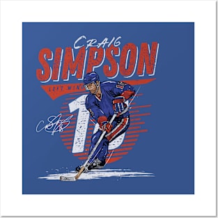 Craig Simpson Edmonton Comet Posters and Art